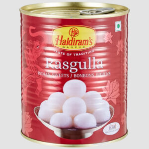 A delectable 1 kg box of Rasgulla, a popular and sweet Indian dessert. Soft and spongy, these syrup-soaked delights are perfect for indulging in traditional sweetness.