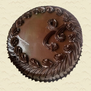 Chocolate Cream Cake, available in three tempting sizes: half kg, 1 kg, or 2 kg. This round-shaped confection is a celebration of velvety chocolate decadence, adorned with a luscious cream frosting.