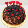 Chocolate Truffle Cream Cake, available in your choice of 1 kg or 2 kg. This round-shaped masterpiece is a celebration of velvety chocolate goodness, expertly crafted to tantalize your taste buds.